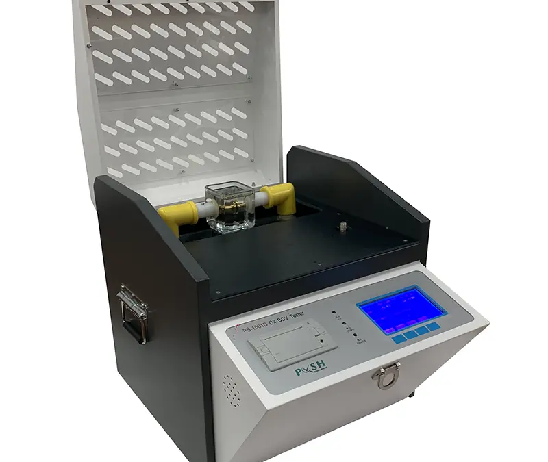 Insulating oil dielectric strength tester