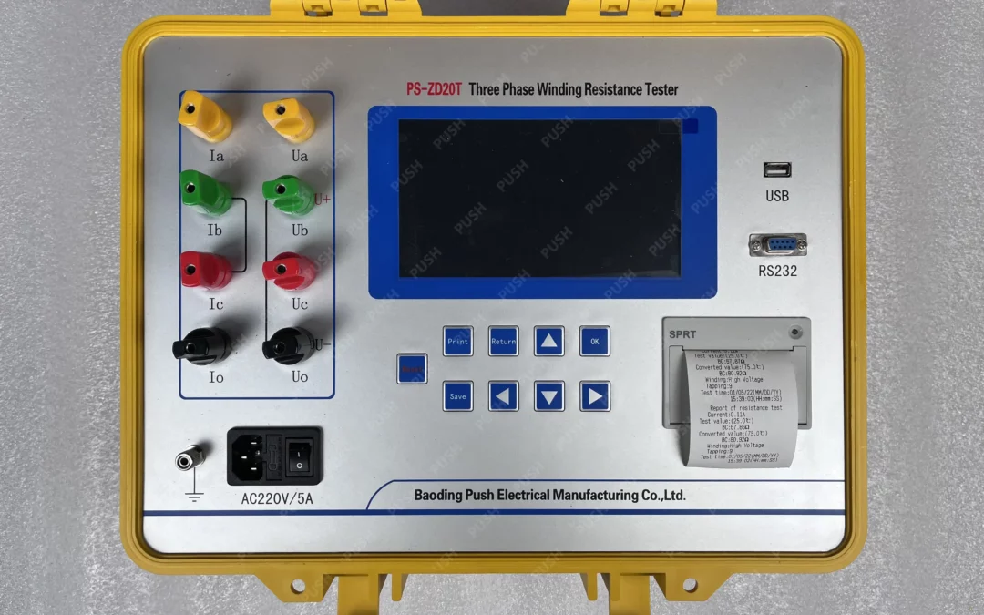 PS-ZD20T Three Phase Winding Resistance Tester